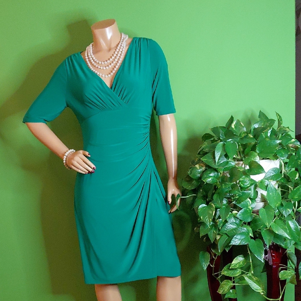 Lauren By Ralph Lauren Green Dress, Sz. 12